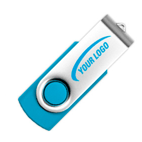 Twister USB Stick Cyan (313 C)